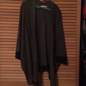 Black and grey sweater